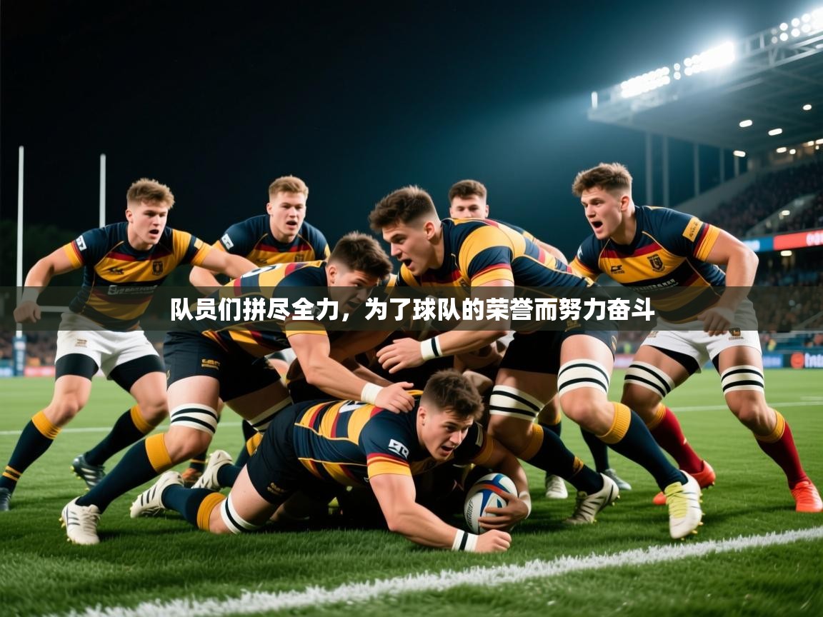 队员们拼尽全力，为了球队的荣誉而努力奋斗