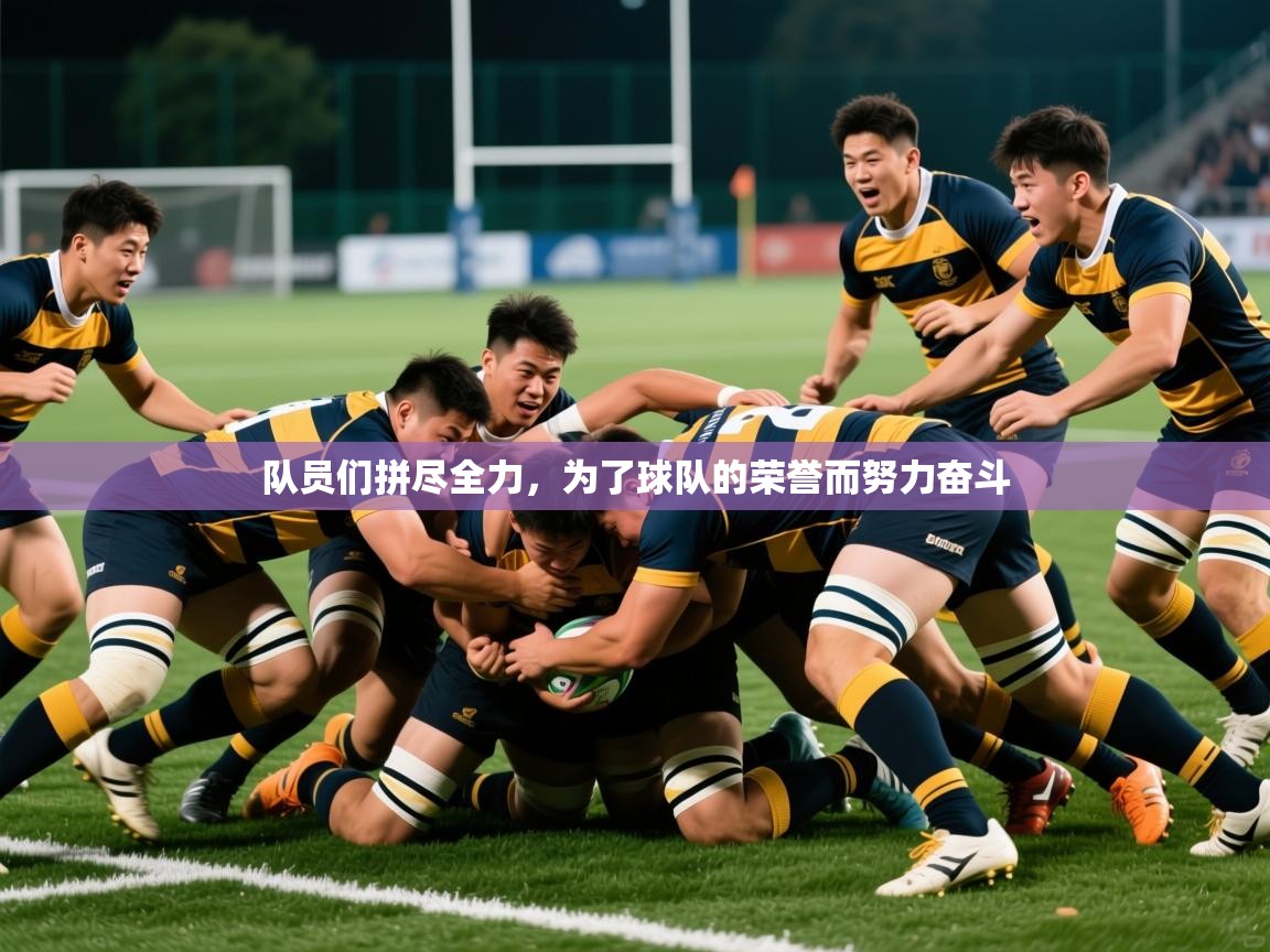 队员们拼尽全力，为了球队的荣誉而努力奋斗