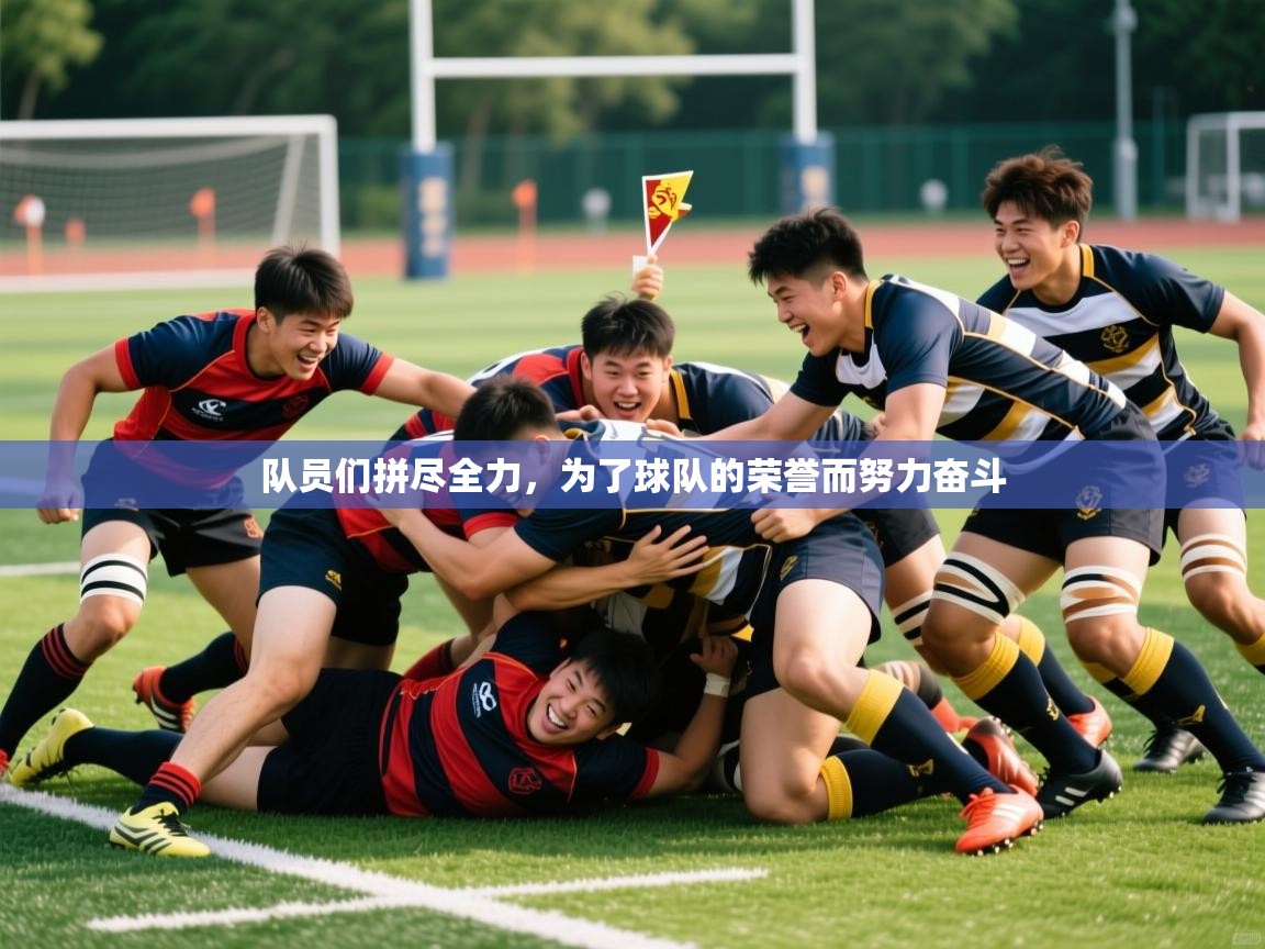 队员们拼尽全力，为了球队的荣誉而努力奋斗