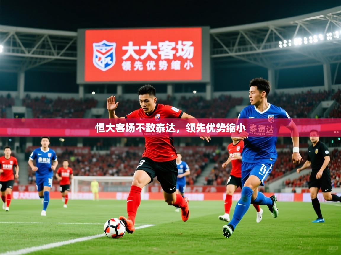 恒大客场不敌泰达，领先优势缩小